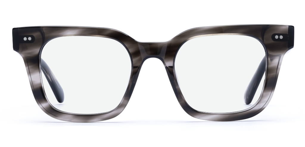 Clyde slate glasses front