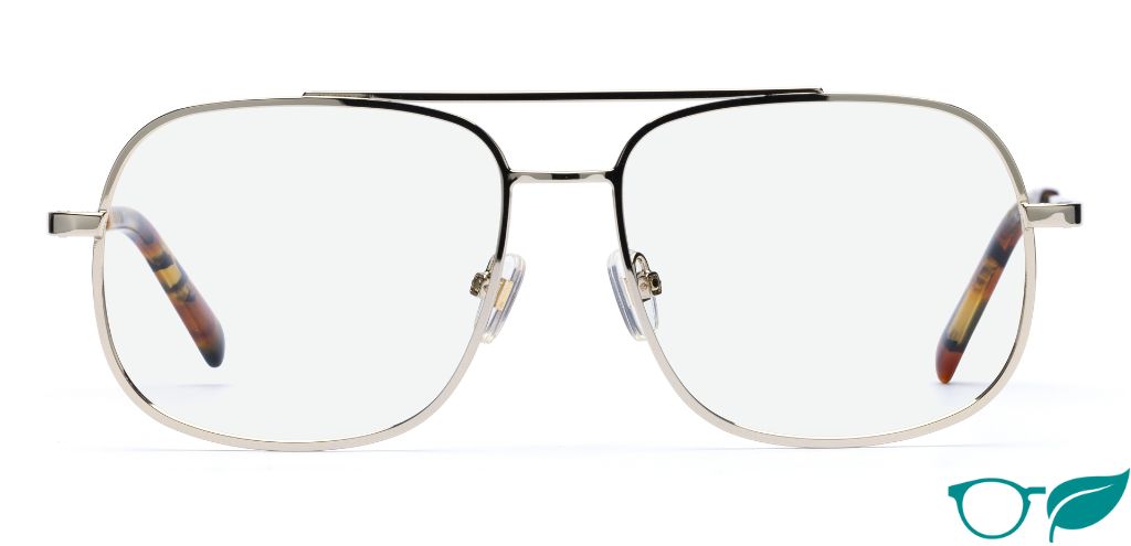 Sinclair Bright Gold Glasses front