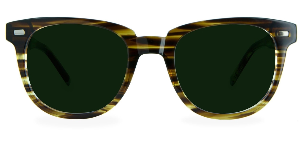 Hoy_OliveStripe_Front_Sunglasses