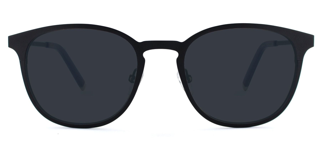 Maxwell_MatteBlack_Front_Sunglasses