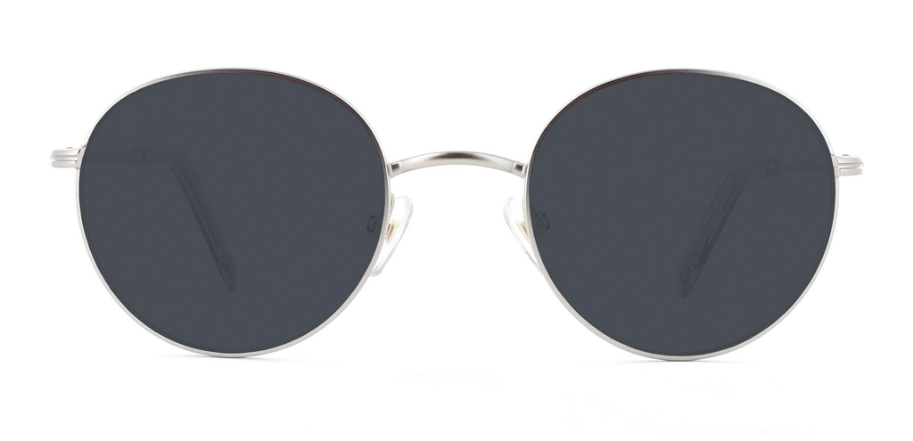 Rowling_MatteSilver_Front_Sunglasses