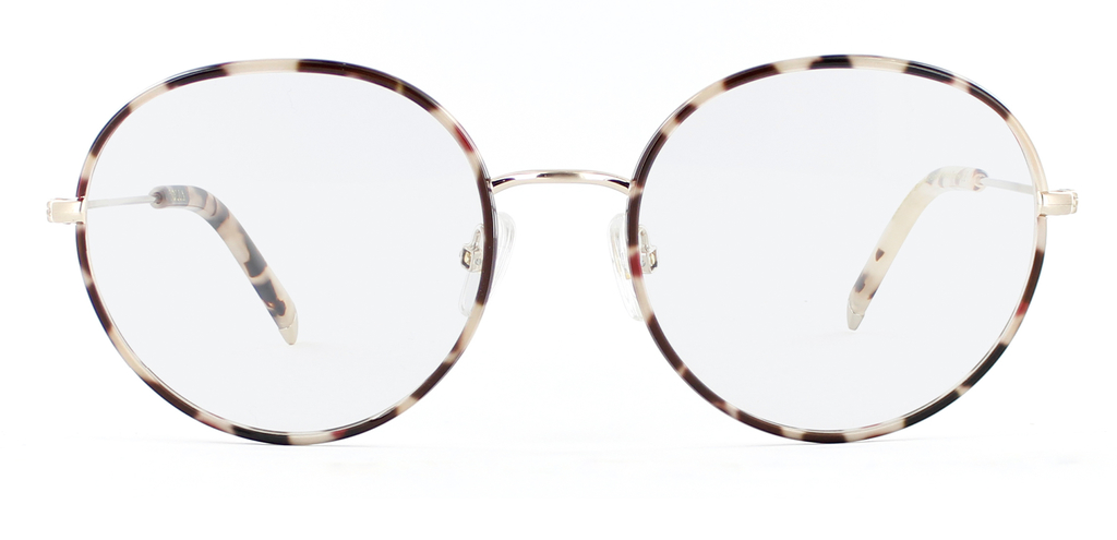 Robertson in Brushed Gold with Marble Tortoise Piping