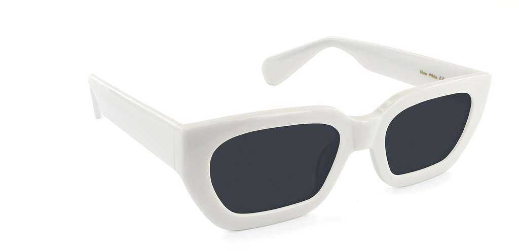 Shaw Sunglasses in White