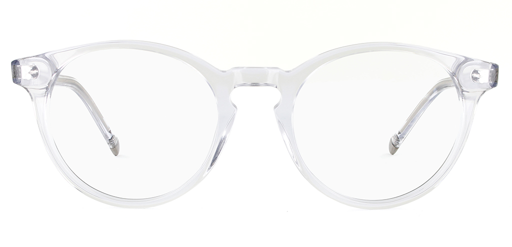 Big round clear clearance glasses