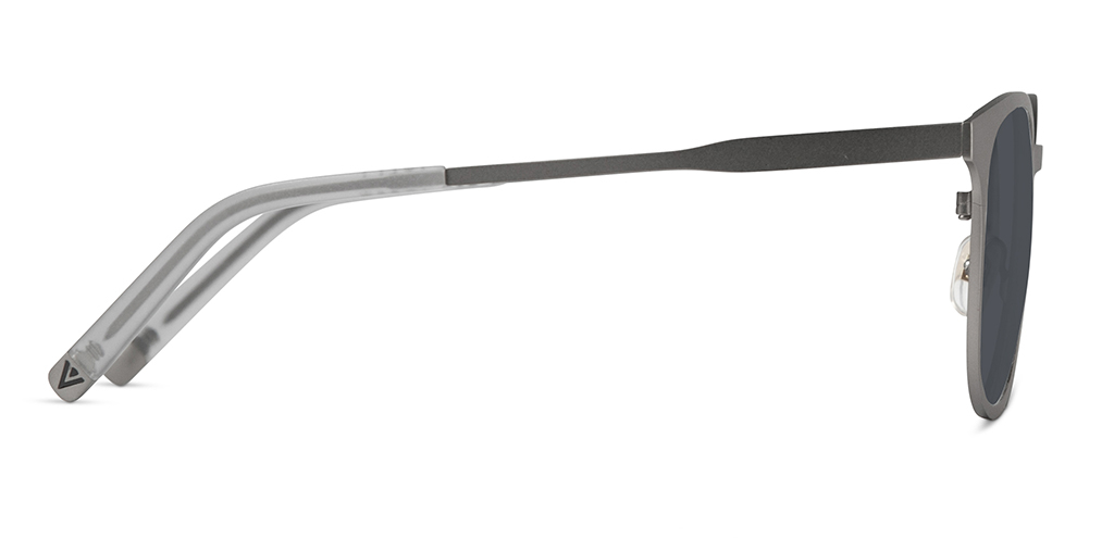 Maxwell Brushed Gunmetal Sunglasses Side Image