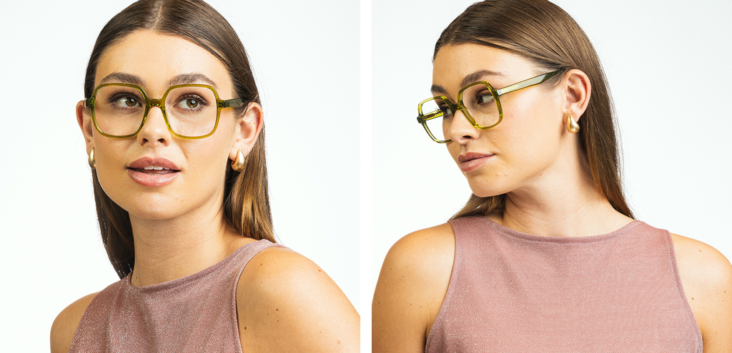 Bonnnie_Sage Green_Model_Glasses