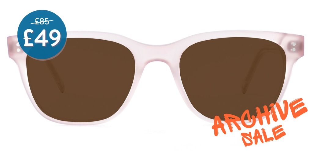 Bruce Pale Pink Sunglasses Archive Product