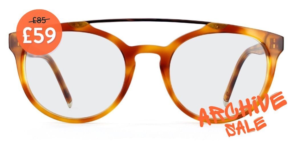 Banks Amber Archive glasses