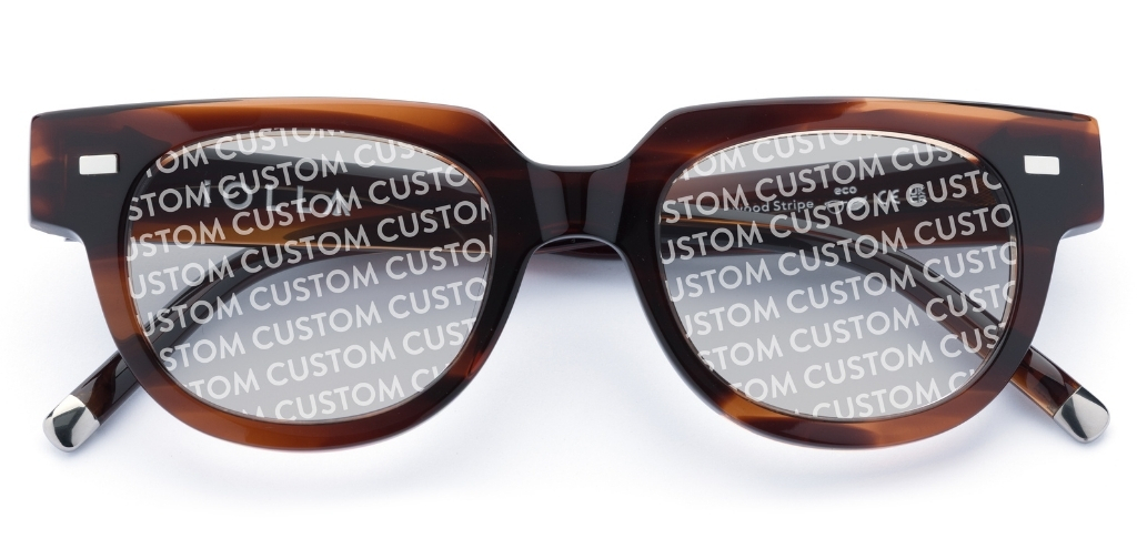 Allan in Rosewood Stripe with custom tint
