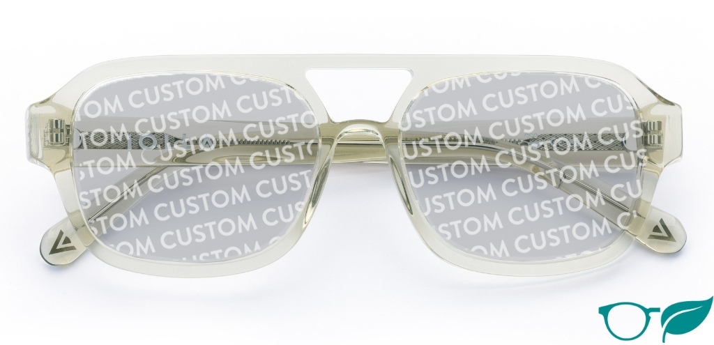 Arran in Moss Green Crystal – Unique Stylish Sunglasses | IOLLA