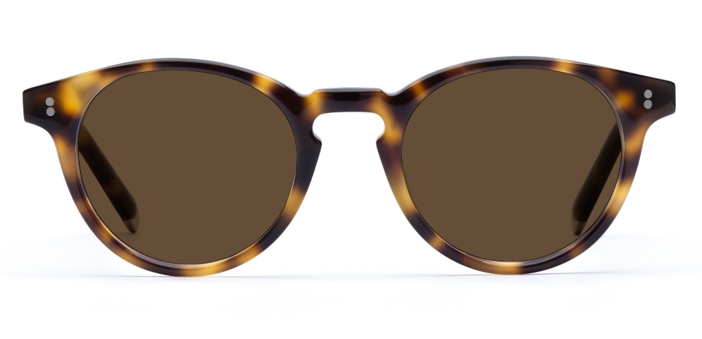 Bell in Light Medium Havana – Everyday Round Sunglasses | IOLLA