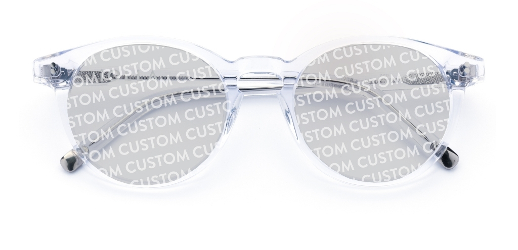 Big Bell in Clear Crystal – Modern Customisable Sunglasses | IOLLA