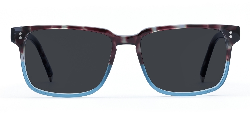 Burns in Aqua Fade – Bold & Modern Sunglasses | IOLLA