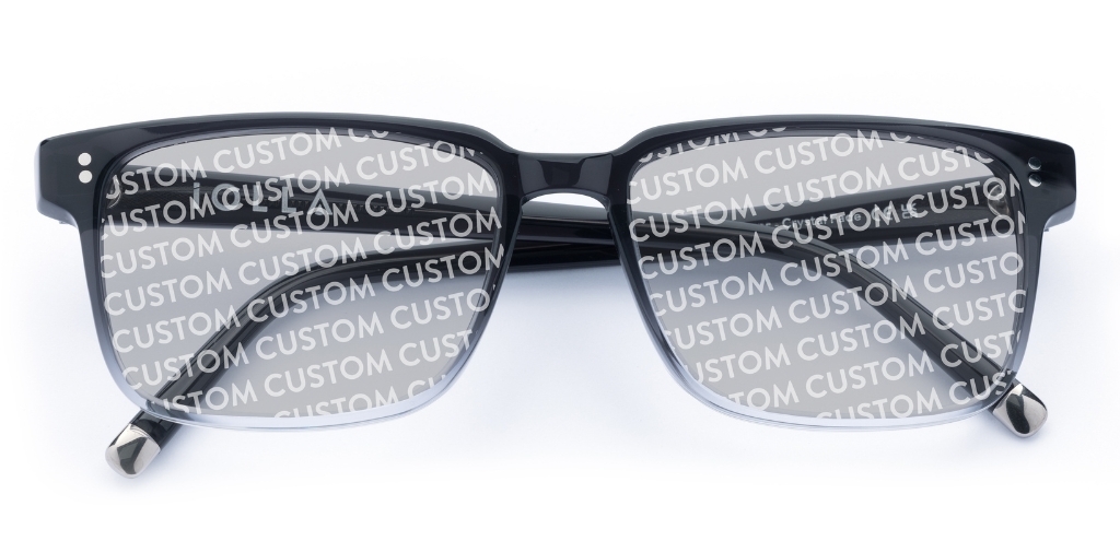 Burns in Crystal Fade – Contemporary Square Sunglasses | IOLLA