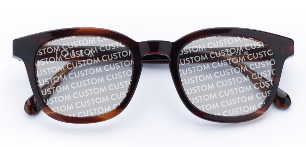 Bute in Rosewood Stripe – Timeless Soft Square Sunglasses | IOLLA