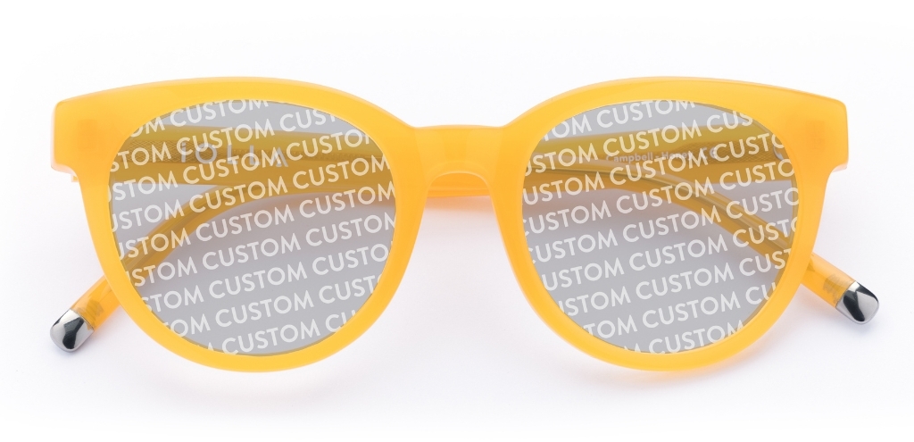 Campbell in Honey – Bold Square Sunglasses | IOLLA