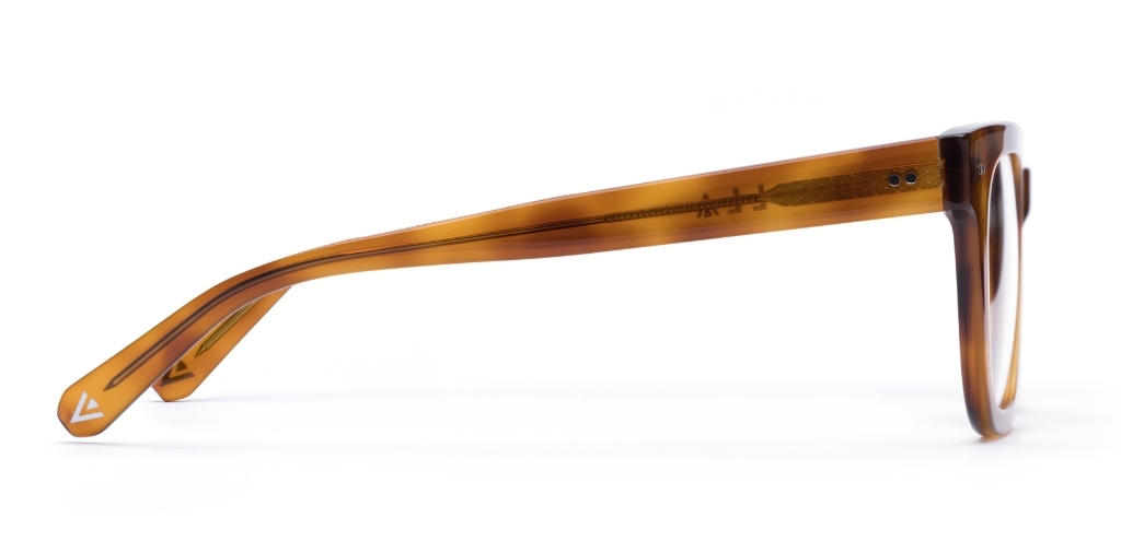 Clyde Amber glasses side