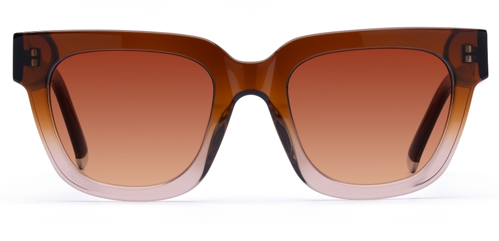 Ferguson in Cola Fade – Bold Statement Sunglasses | IOLLA