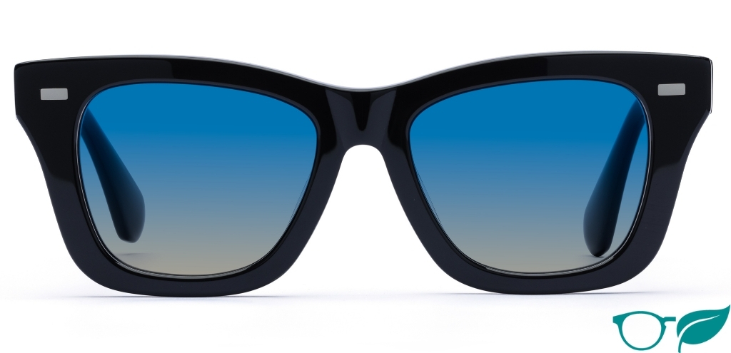 Forbes in Black – Classic Wayfarer Sunglasses | IOLLA