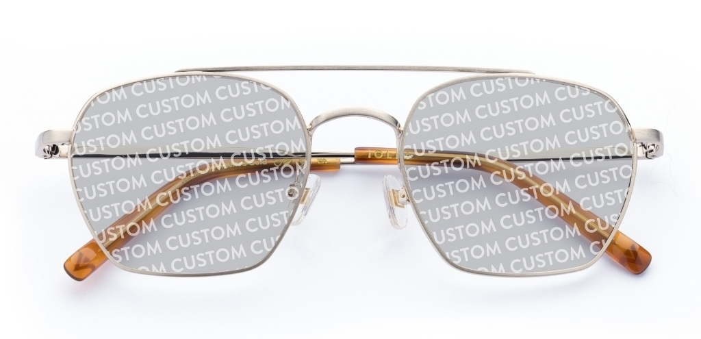 Harrison in Brushed Gold – Metal Aviator Sunglasses | IOLLA