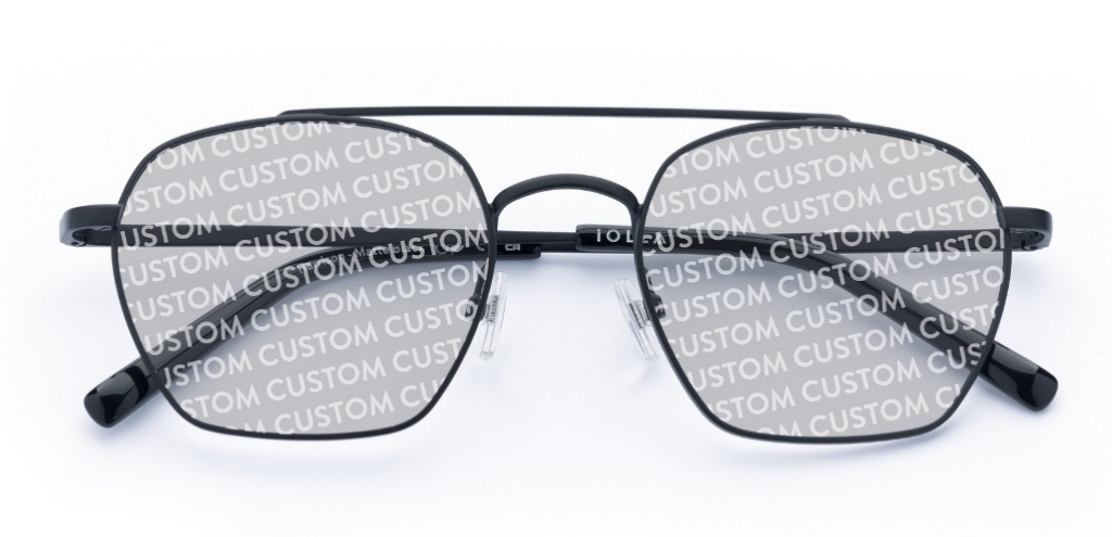 Harrison in Matte Black – Classic Metal Sunglasses | IOLLA