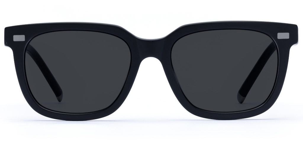 Inglis in Matte Black – Thick Square Sunglasses | IOLLA