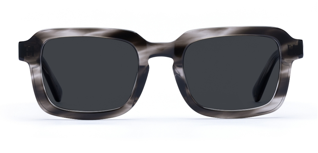 Kelso in Slate – Classic Rectangular Sunglasses | IOLLA