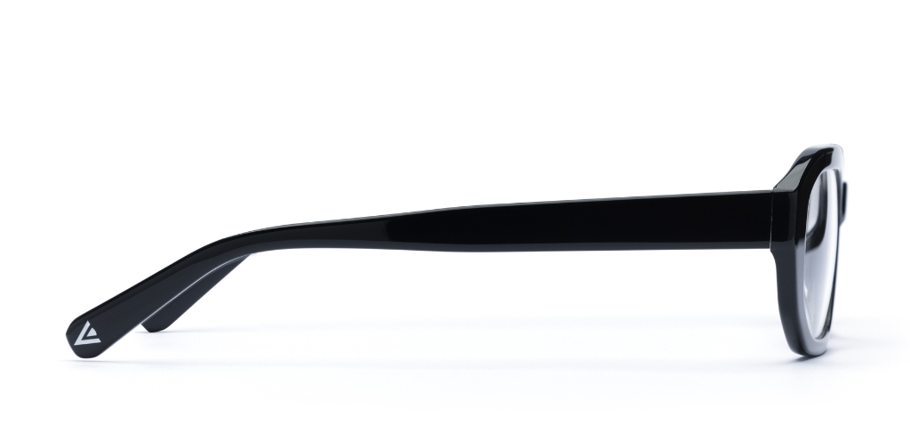 Ness Black glasses side