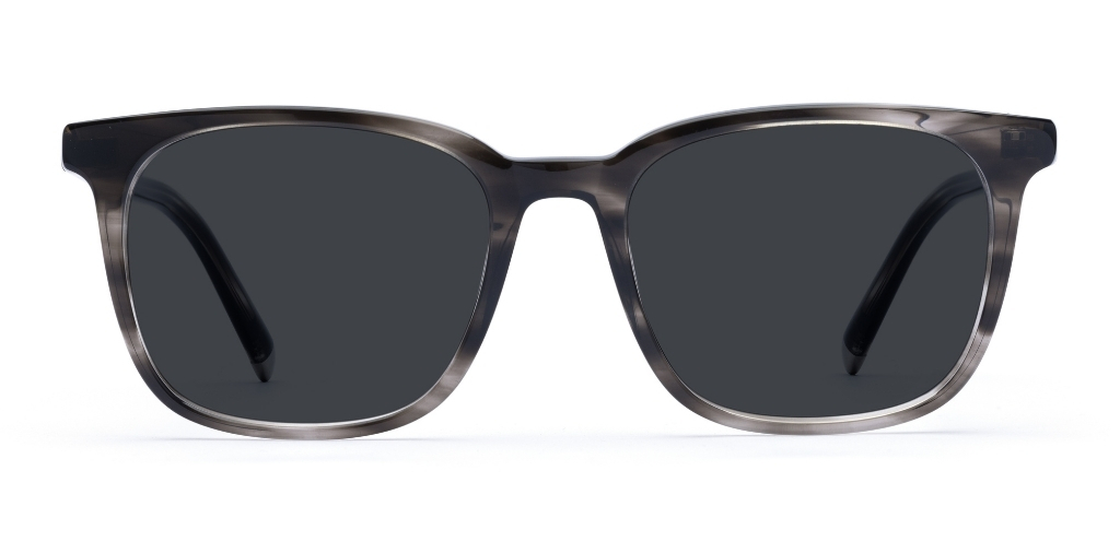 Stewart in Slate Grey – Contemporary Square Sunglasses | IOLLA
