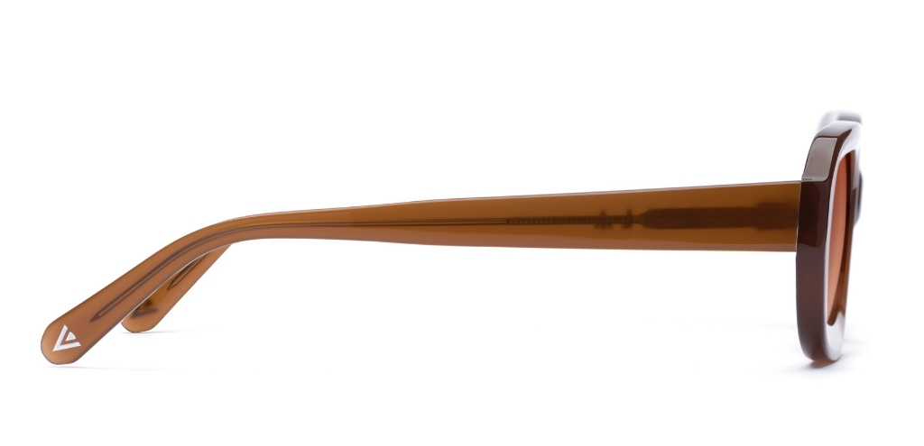 Kerr in Chocolate – Modern Rectangle Sunglasses | IOLLA