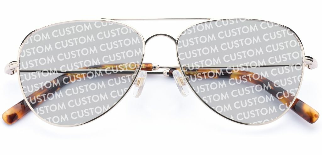 Lennox in Chrome Gold – Statement Aviator Sunglasses | IOLLA
