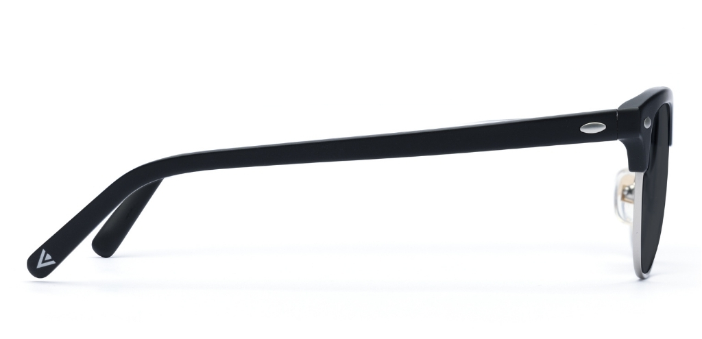 Livingstone II_ matte black half rim mixed metal acetate sunglasses.jpg