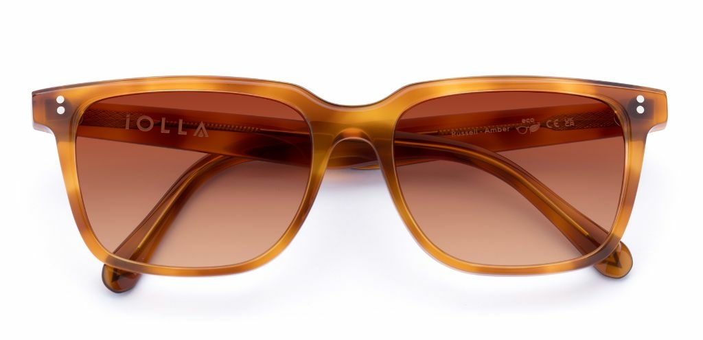 Russell in Amber – Vintage-Inspired Sunglasses | IOLLA