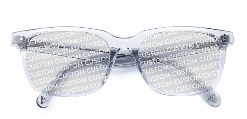 Russell Light Grey Crystal – Vintage-Inspired Sunglasses | IOLLA
