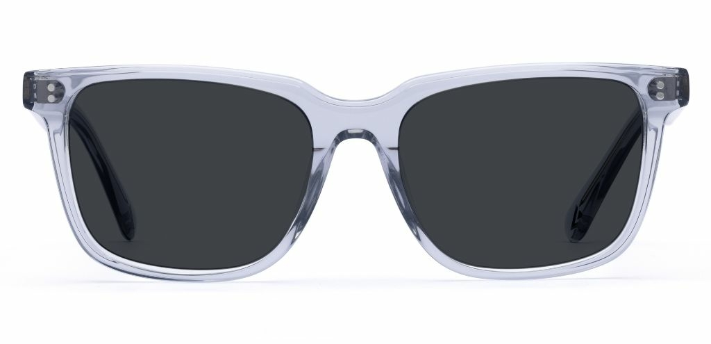 Russell Light Grey Crystal – Vintage-Inspired Sunglasses | IOLLA