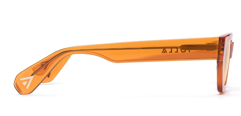 Shaw in Orange Crystal – Bold Statement Sunglasses | IOLLA