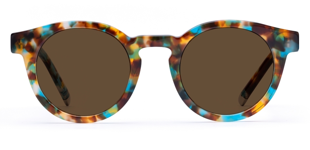 Somerville in Ocean Tortoise – Vibrant Statement Sunglasses | IOLLA