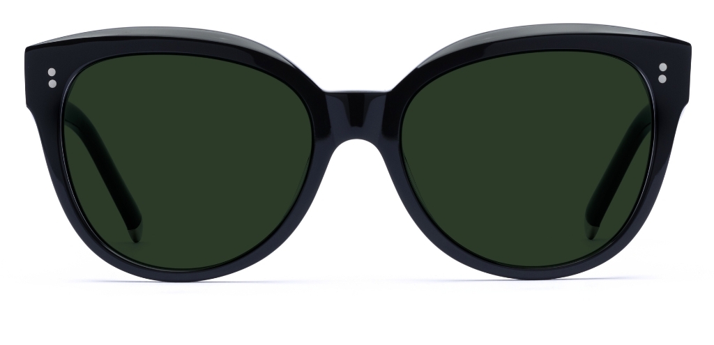 Swinton in Black – Oversized Cat-Eye Sunglasses | IOLLA