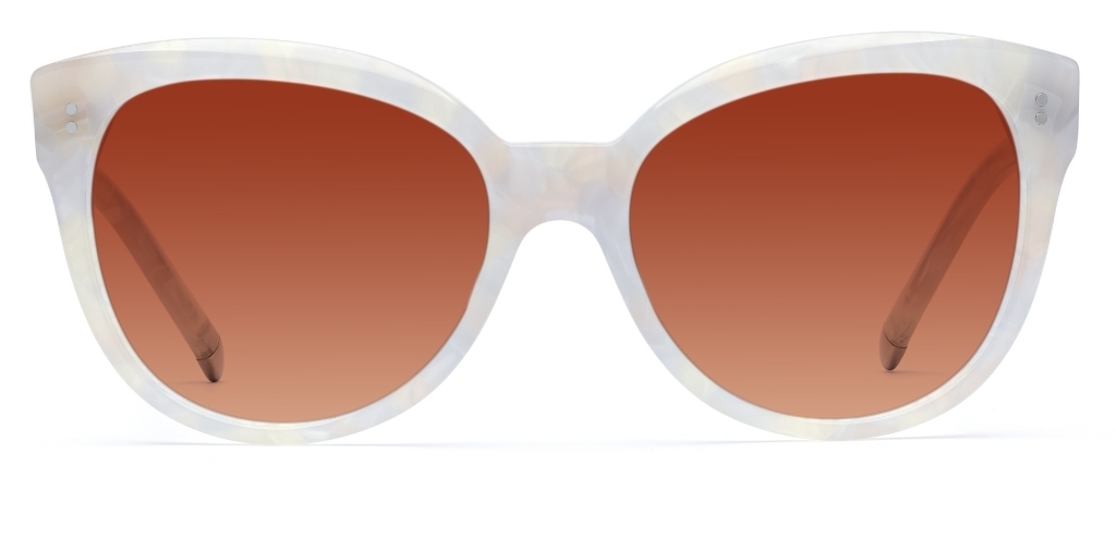 Swinton in Speckled Ivory – Bold Statement Cat-Eye | IOLLA