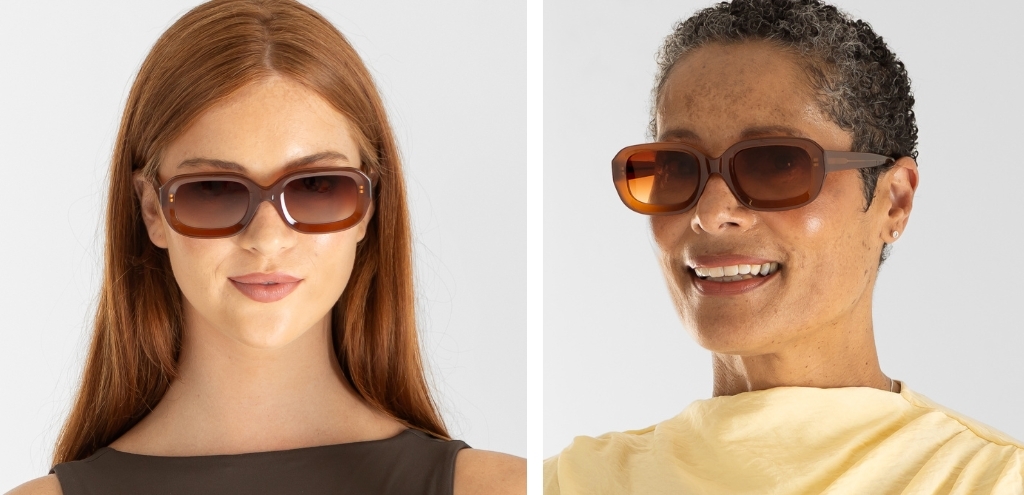 Kerr Chocolate Sunglasses worn by models