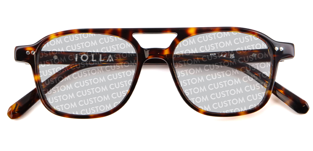 IOLLA Ramsay Deep Havana Sunglasses with Custom Tint