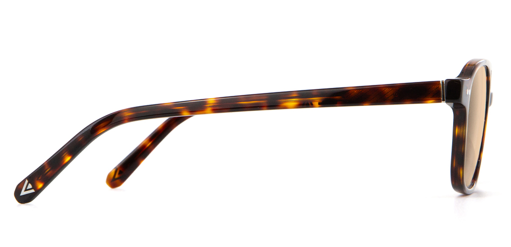 IOLLA Ramsay Sunglasses in Deep Havana with Tangerine Lenses