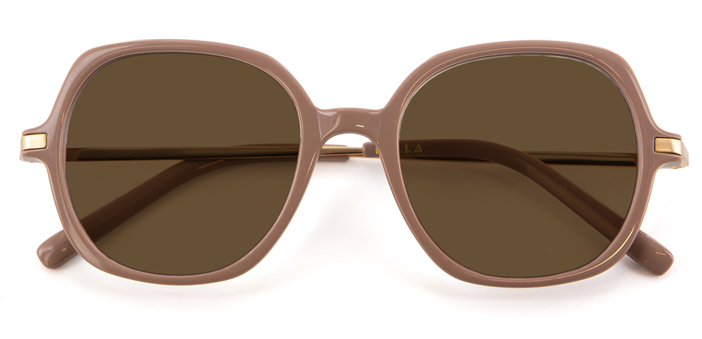 IOLLA Rowan Sunglasses in Mocha with Brown Lenses