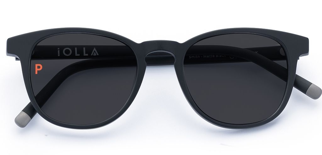 Smith Sunglasses Matte Black with Grey Polarised Lenses