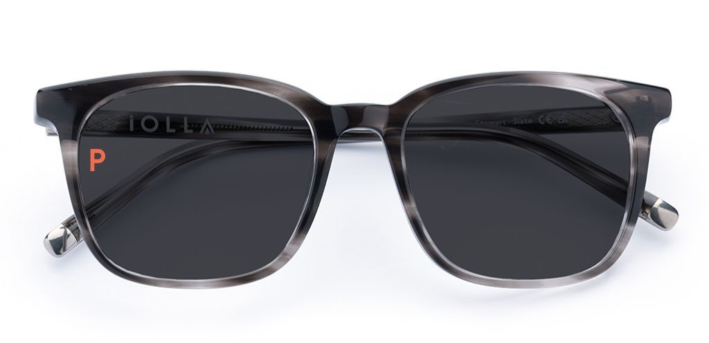 Stewart Sunglasses Slate with Grey Polarised Lenses