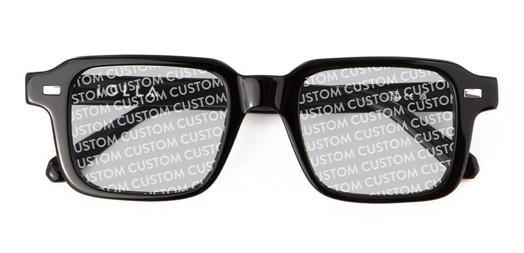 Angus Sunglasses in Black with Custom Tint