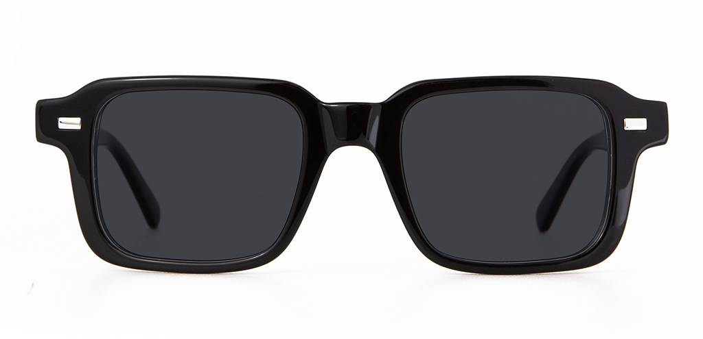 Angus Sunglasses in Black with Grey Lenses