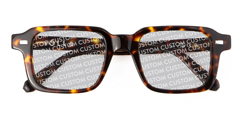 Angus Sunglasses in Deep Havana with Custom Tint