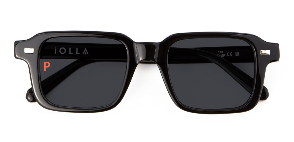 Black Angus Sunglasses with Grey Polarised Lenses