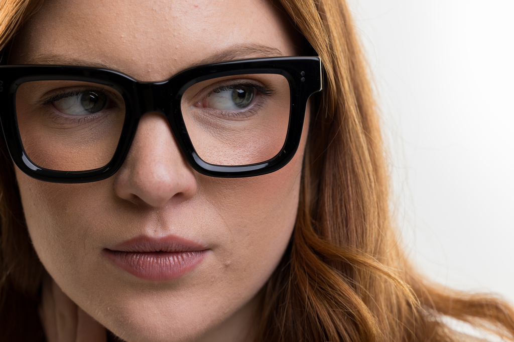 Brodie Black Acetate Square Glasses